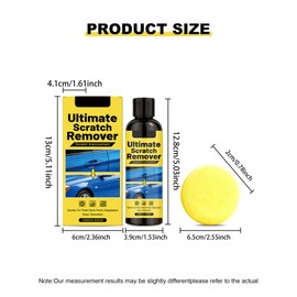 NanoPolix Scratch Remover,2026 New Scratch Remover for Vehicles,Quick Fix Removal Paste for Deep Car Scratch Remover,All Paint Colors Polishing Kit Quick Repair Scratches and Restore Shine (1 Set)