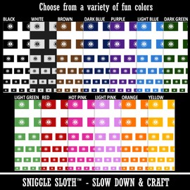 Kentucky State Flag Temporary Tattoo Water Resistant Fake Body Art Set Collection - Black (One Sheet)