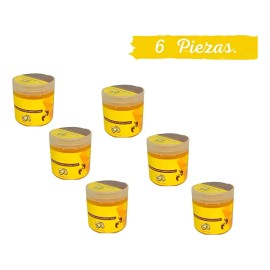 Set De 6 Tarros De Gel Exfoliante De Pies, Suaviza Y Remueve