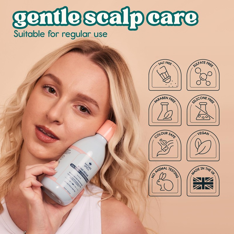 Nature Spell Bond Repair Conditioner, Protects & Repairs, Vegan, 300ml