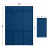 Disposable Linen-Feel Dinner Napkins With Built-in Flatware Pocket, 50-Pack BLUE