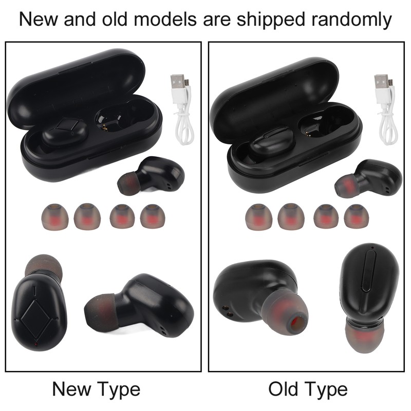 Bluetooth Headphones Multifunction Stereo Sound True Wireless Earbuds with Charging