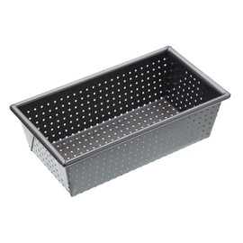 Master Class 2 lb Crusty Bake Non-Stick Loaf Pan, Grey