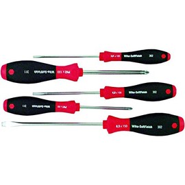 Screwdriver Set Cushion Grip Slotted/Phillips 5 Pc.