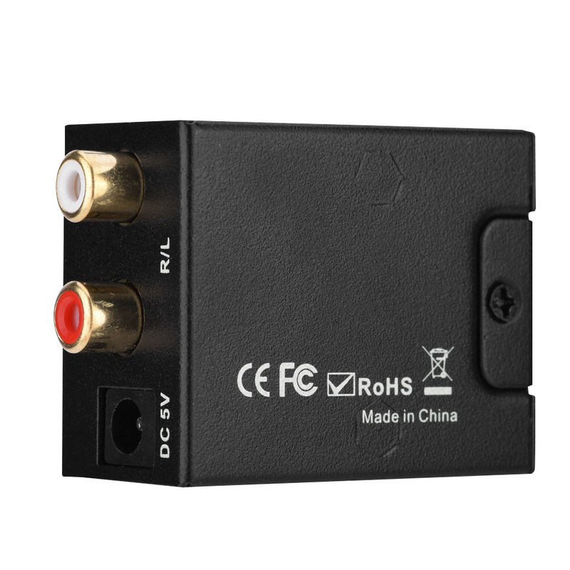 Digital Analog Audio Converter Optical Fiber to Analog Digital Audio