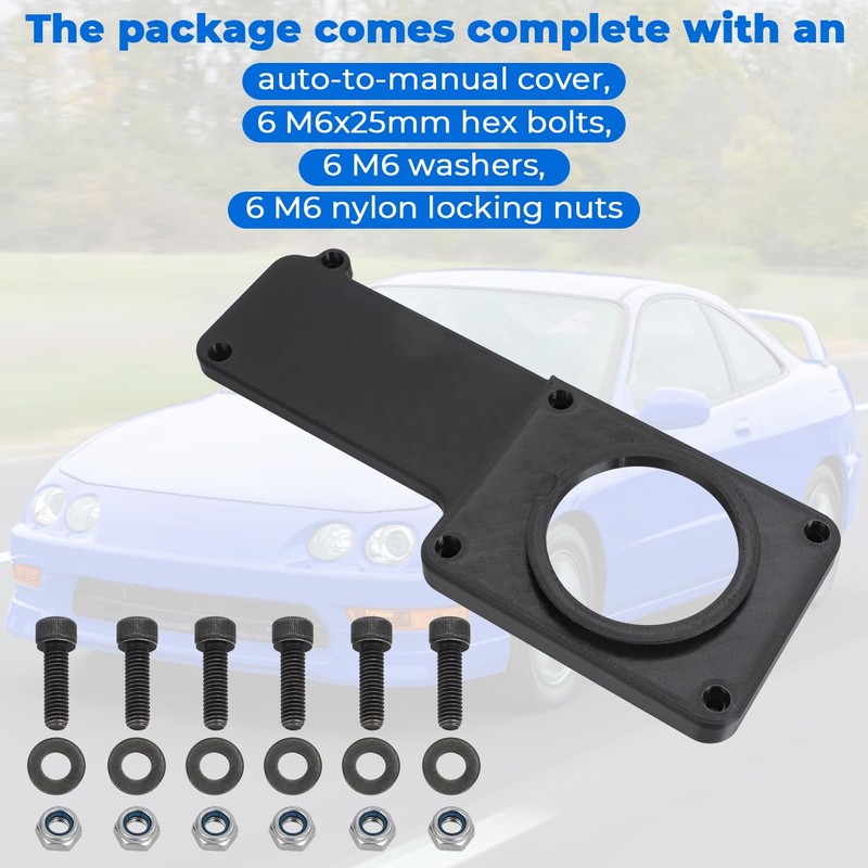 MOTOQUEEN Auto to Manual Conversion Cover for 1992-2000 Honda Civic