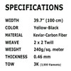 KARBXON - 1 Meter Wide (39.8 in) - Carbon Fiber