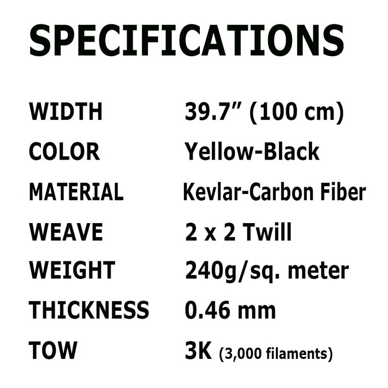 KARBXON - 1 Meter Wide (39.8 in) - Carbon Fiber