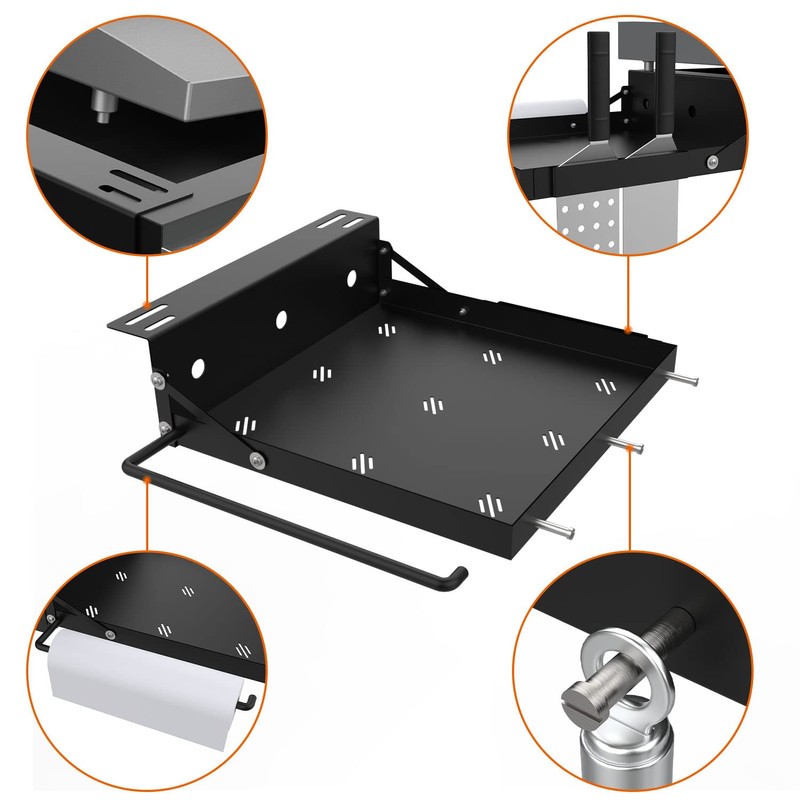 Grill Side Shelf for Blackstone 17" 22" 28" Griddle, Accessories