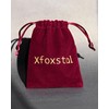 Xfoxstal Agate Beaded Ankle Bracelets for Women Endless Love 14k