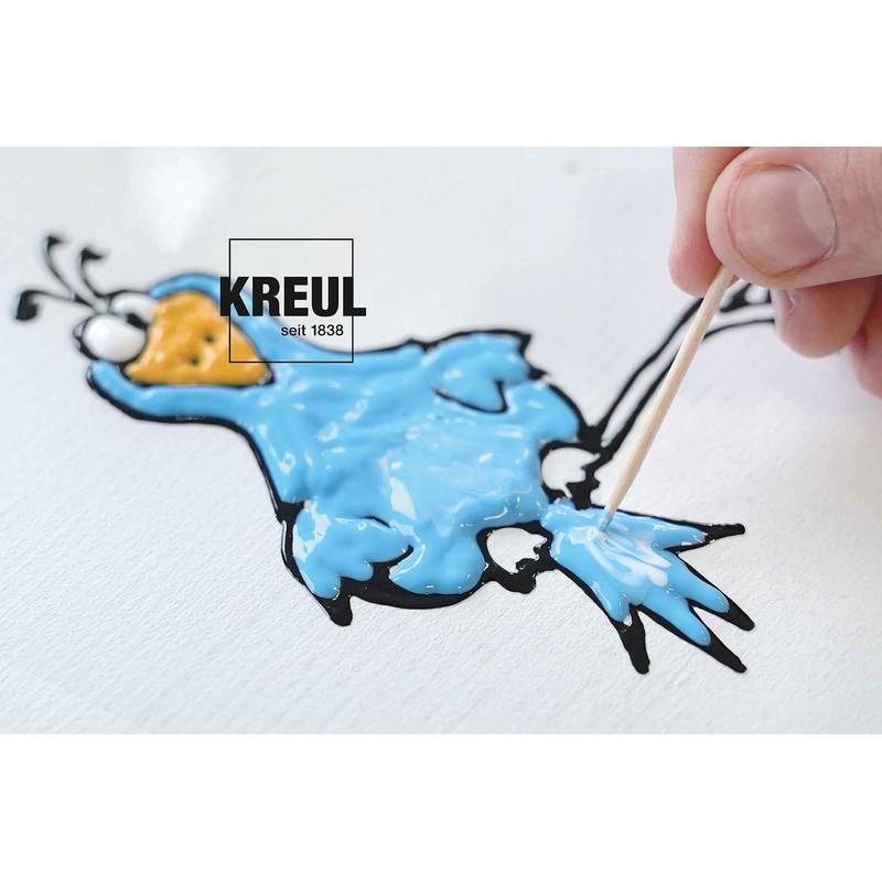 KREUL Window Color - Pittura per Vetri, 80 ml, Rosa