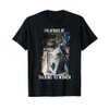 Sitting Wolf Literally Me Werewolf Ripping Meme Alpha Wolf T-Shirt