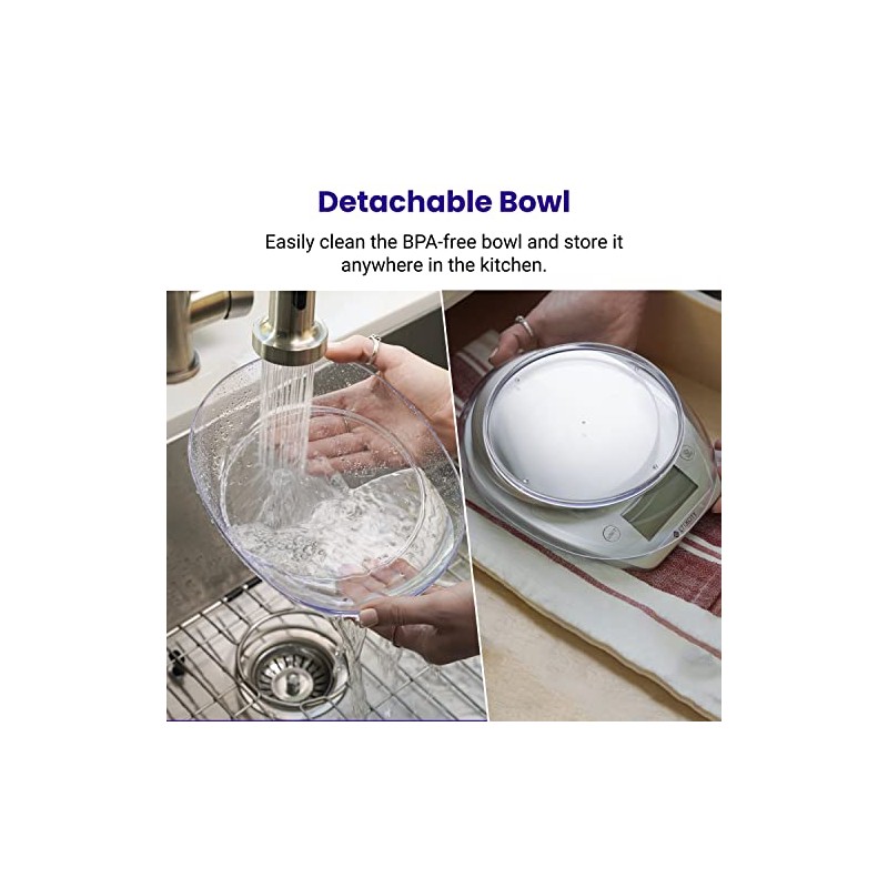 Báscula Digital Cocina con Temporizador, Bascula para Cafe 0.1g/2kg