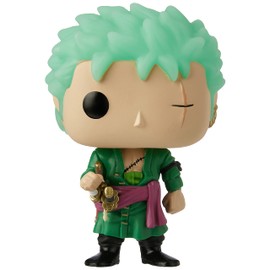 Pop Animation: One Piece - Roronoa Zoro (Glows in The Dark) Funko Kody Trading Exclusive Vinyl Figure