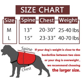 In Case of Emergency Dog Jacket Vest Service Dog Gift Alert Slogan Warning Vest Working Dog (In case M)