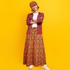 Kuscul 6 Pcs African Printed Outfits for Women with African