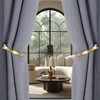 Mayrhyme Curtain Holdbacks 2Pcs,Brass Barrel Zinc Alloy Curtain Tiebacks,Wall Mounted