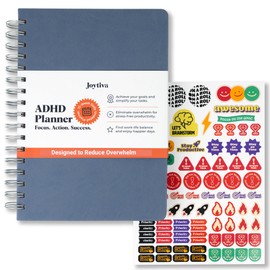 ADHD Daily Planner – 12-Week Undated 6x9 Productivity Planner with Hourly Time Blocking (6am–9pm) – Organizer for Neurodivergent Adults, Men & Women
