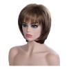 generic Pelucas Pelo Corto Rubio Mixto Castaño Oscuro For Mujeres