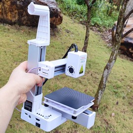 K10 Mini 3D Printer, FDM 3D Printers for Beginners, High Speed & Precision, Auto Leveling 3D Printing Machine for Kids, 230℃ High Temp All Metal Hotend 4 x 4 x 4in (US Plug)