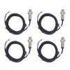 4 Set Inductive Proximity Switch 12mm Dia NPN DC 3