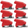 SOLUSTRE Plastic Toggle Switch Cover, 6pcs Dustproof Safety Waterproof Safety