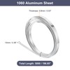 sourcing map Aluminum Metal Roll, 5000mm x 10mm x 0.8mm