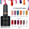 Anself 6PCS/Set Gel Nail Polish Set Multi-colors Odorless Long Lasting
