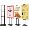 STANDNEE 4PACK Adjustable Poster Holder, Foam Board Stand for Display,