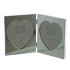 Sixtrees Romeo 2-000-46D Heart Shaped Silver plated double folding 4