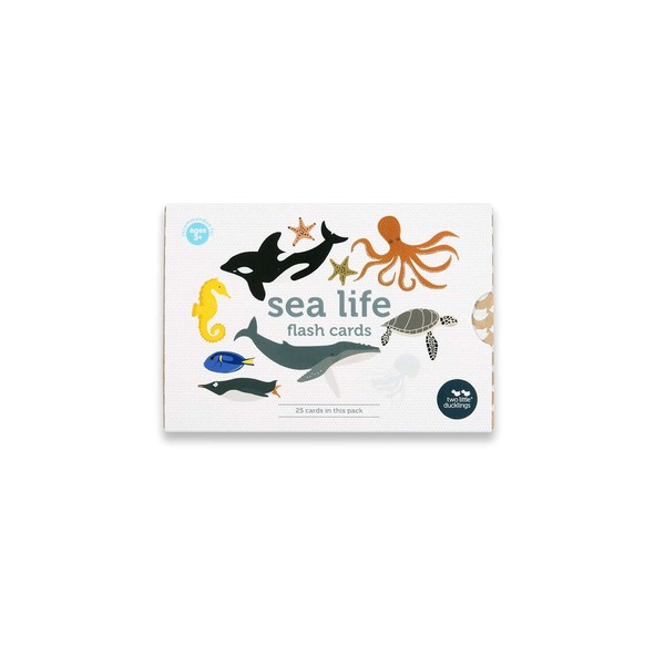 Two Little Ducklings Flash Cards  - Sea Life