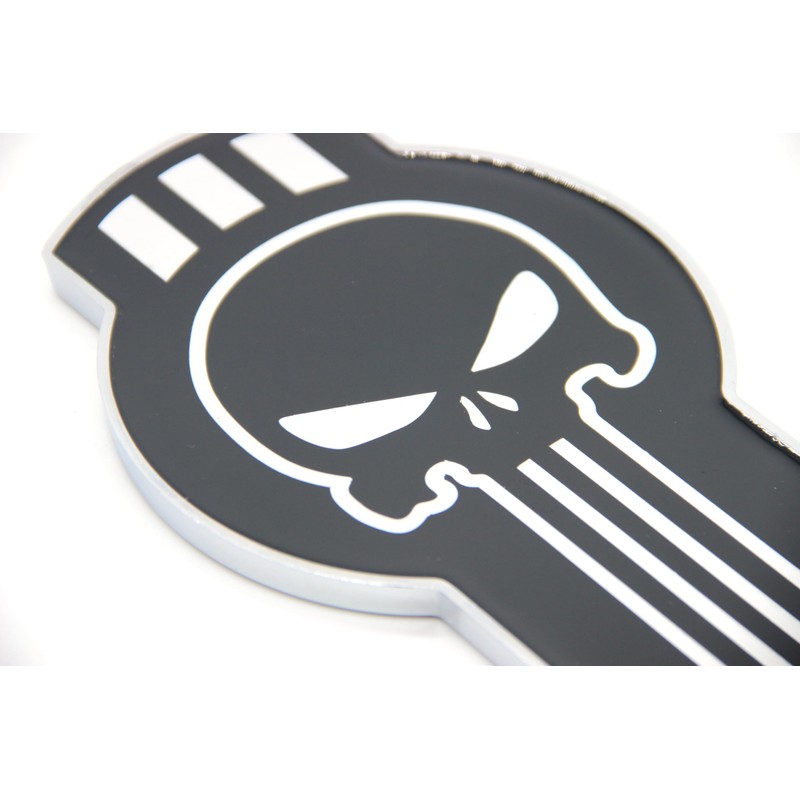 Generic Kenworth Bug Hood Grille Logo Emblem Badge Chrome Black