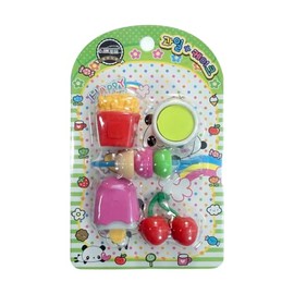 JANDS. 10 Gomas para borrar de migajón duro borrador figuras de goma Happy.