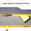 TROUFY Backpack 4x4 Pool Cue Case Yellow for Carrying 4