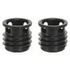 HALDER Unisex Push And Go Strap Hanger Set, Matte Black,