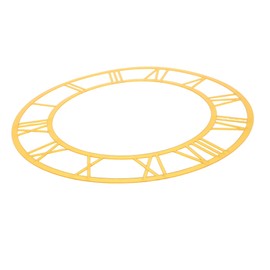 Ipetboom Round Roman Numeral Acrylic Wall Clock Dial Decal Replacement for Living Room Entryway Easy to Apply Decorative Clock Face with Markings