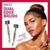 RED by Kiss Dual Edge Brush 3 in 1 Edge