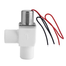 Plastic Electric Pulse Solenoid Valve, 4.5‑6VDC 1/2 Inch Water Control Valve Accessory for Automatic Switch Control in Water Purification Equipment