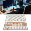 138 Keys Mechanical Keyboard Keycaps Heat Lifting Process Ergonomic PBT