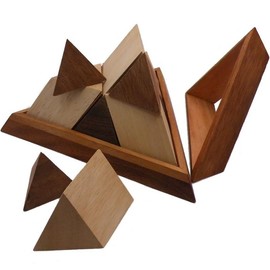 Luxor Pyramid Wooden Puzzle Brain Teaser