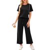 WIHOLL 2 Piece outfits Women fashion lounge wear sets for