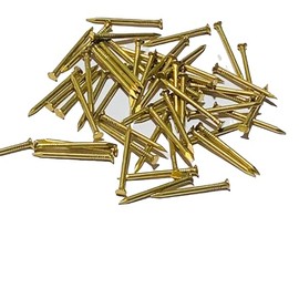 Brass Nails - Pure Brass Fastening Nails. Commonly used in high-end places like villas, wooden boards, temples (25mm56pcs)