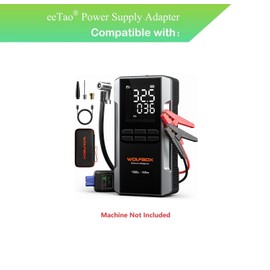 eeTao 5V USBC Charging Cable for WOLFBOX Megavolt 16 Air/Megavolt 24 Air 3000A 4000A Jump Starter Air Compressor Rechargeable DC5V USB Type C Power Supply Cord Charger