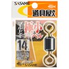 ささめ針(SASAME) 道具屋極小スイベル ゴールドアイ PA254 14号