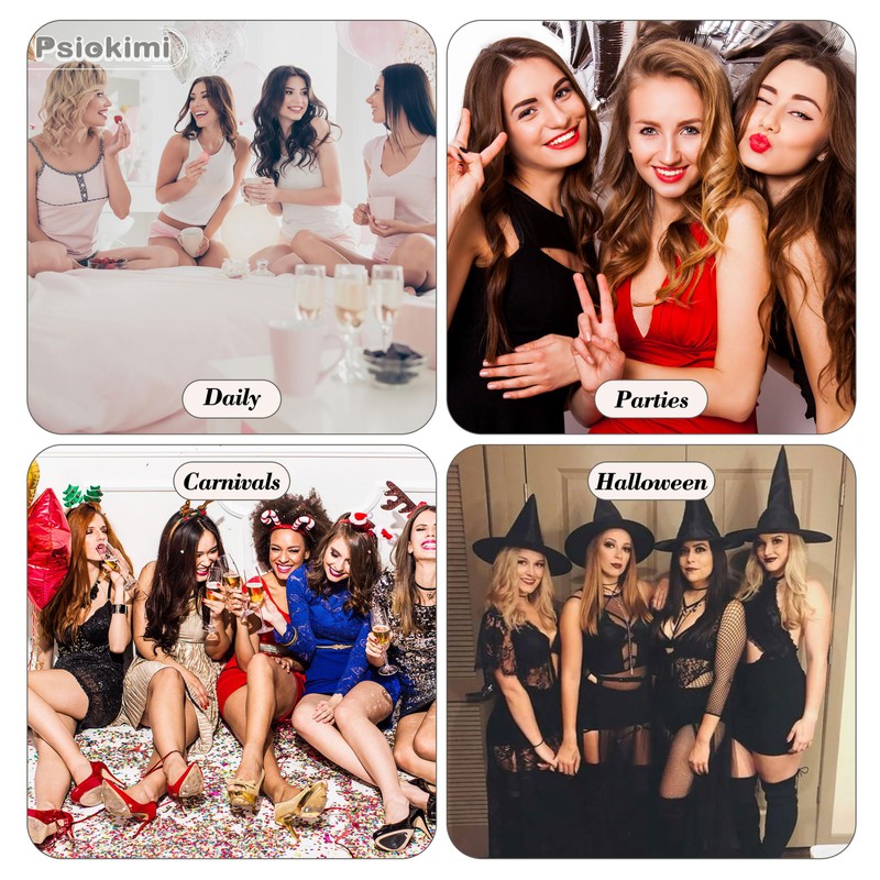 4 Pairs Bow Thigh High Socks, Knee High Socks Womens,