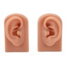 Display Silicone Ear Model, 3D Silicone Ear Model Reusable Soft