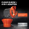 Camco RhinoFLEX 15-Ft Camper/RV Sewer Hose Kit - Features Clear