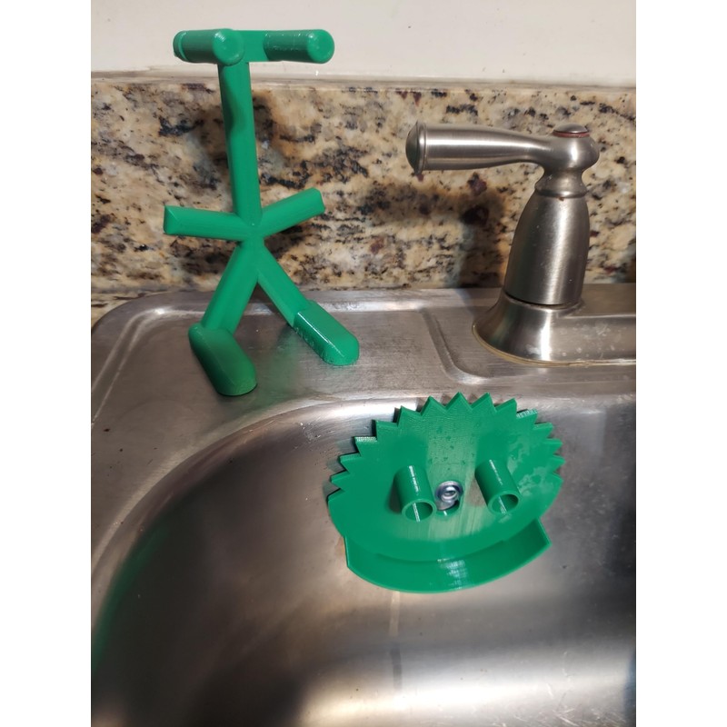 Sponge Holders for Kitchen or Bathroom (Green)