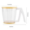 TOPINCN Flour Sieve Hand Bowl Flour Sieve Sieve Powder Flour