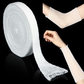 Fix Net Tubular Bandage Elastic Net Wound Dressing Tubular Elastic Gauze Bandage Breathable Bandage Retainer Stretch Tube Bandages for Wrist Forearm Elbow, 10.9 Yard (Size 6)